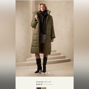 Long puffer jacket